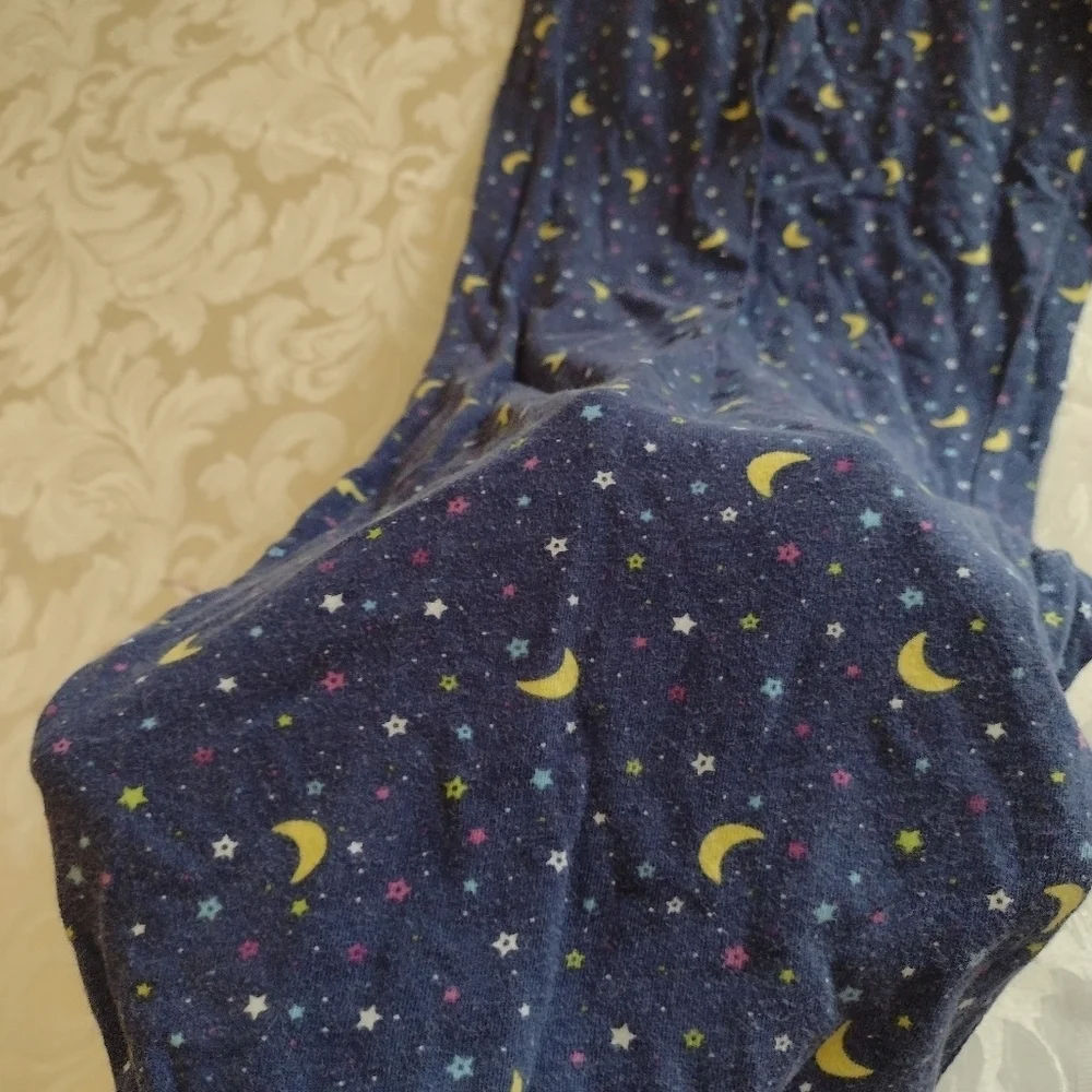 Blue Stretchy Pajamas Pants